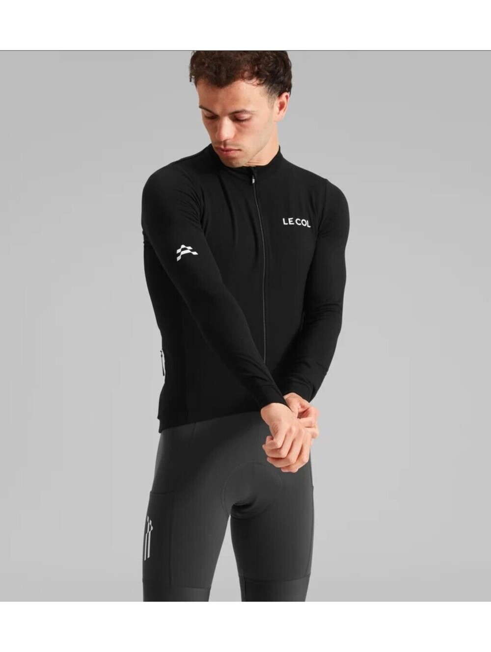 Le Col ARC Merino Long Sleeve Cycling Jersey Black